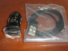New Genuine Plantronics 84390-01 OEM Fast USB Car Charger w/Micro USB Cable picture