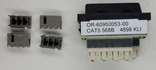 Ortronics Series II Cat 5 568B 2-Port PCB Module OR-60950053 45° Black NOS picture