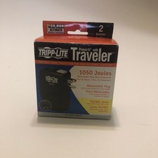 Tripp Lite Traveler Portable Surge Protector Laptop/Notebook/Phone 2-Outlet picture