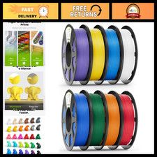 Pre-Dried PLA Filament Bundle 8 x 250g for 3D Printing - High Quality, Easy to U picture