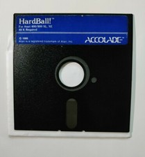 HARDBALL (Atari 400/800/XL/XE, 1986) By Accolade - Game disk picture