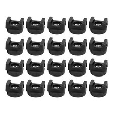 20Pcs Magnetic Cable Zip Tie Mount Base Wire Clips Management Base Holder Black picture