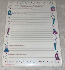 Vtg NOS CTP 6032 - Science Data Organizer 35 Sheets - 1992 picture