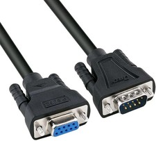 Dtech 5Ft DB9 RS232 Serial Cable Male to Female Extension Simple Null Modem Cord picture