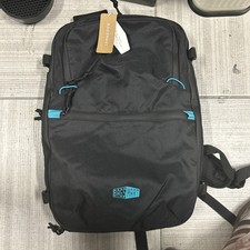 New Bagsmart Faro 29L Carry On Travel Backpack Laptop Case Clamshell Black Cyan picture