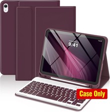 Keyboard Case for iPad 10th 11th Gen A16, Dark Purple, Compatible with 2022/2023 picture