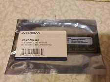 Lot (2) AXIOM DE468A-AX 1gb DDR400 PC3200 Memory Module HP Compaq EVO Pavillion+ picture