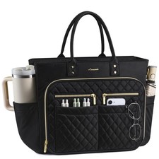 Best LOVEVOOK Tote Bag for Women, Teacher Nurse Work Laptop Bag, Quilted Bible picture
