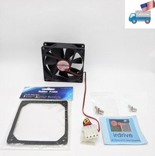 Evercool 92mm 4pin Ball Bearing 12V DC PC Case Cooling Fan +UV Sensitive Pad picture