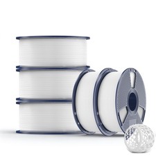 SUNLU 5x1KG White TPU(90A) 3D Printer Filament 1.75mm TPU 5KG Flexible TPU 90A picture