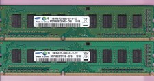 2GB 2x1GB PC3-8500 Samsung M378B2873FHS-CF8 DDR3-1066 Desktop Ram Memory Kit picture