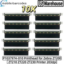 10X P1037974-010 Printhead for Zebra ZT200 ZT210 ZT220 ZT230 Printer 203dpi picture