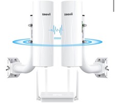 Point-to-Point Wireless Bridge System UeeVii CPE688KIT,With WiFi 6 AX3000 Router picture