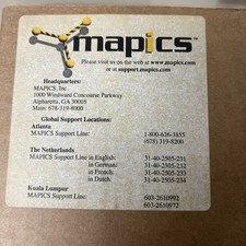 Factory Sealed MAPICS XA ERP CD Distribution Kit IBM AS400 iSeries MAPICS Inc picture