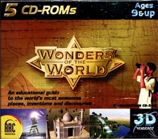 Wonders Of The World Educational CD-ROM 5 Discs PC/Macintosh (new sealed) picture