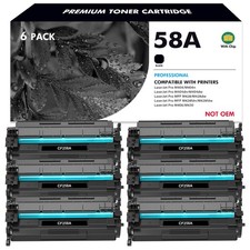 6PK 58A With Chip Toner for HP CF258A LaserJet Pro M304 M304n M304dn M430 M404dw picture