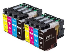 8PK Printer Ink w/ Chip for Brother LC501 MFC-J1260DW MFC-J1360DW MFC-J1410DW picture