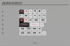 Drop  FU11.META1 GMK Mecha-00 NOVELTIES Keycaps Set for Mechanical Keyboards -29 picture