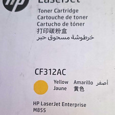 Genuine/Original HP 826A (CF312AC) Yellow LaserJet Toner for M855 picture