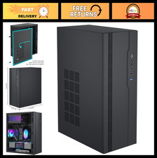 Compact Micro ATX Mini PC Case - Supports MATX/ITX, USB 3.0, 3.5'' HDD & 2.5'' S picture