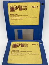 1988 Defender Of The Crown Apple IIGS Reel 1+2 Rare VTG PC Floopy Disks Untested picture