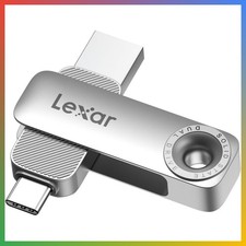 128GB USB C USB A Dual Flash Drive Metal 400MBs Read 360MBs Write Portable picture