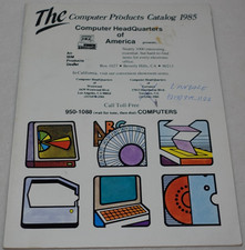 Computer Products Catalog 1985 Headquarters of America Beverly Hills IBM Dealer picture