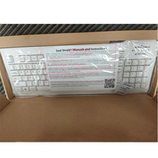 Seal Shield Silver Seal Medical Grade Keyboard White USB Washable SSWKSV207 r4 picture