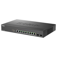 D-Link DMS-1250-10SP Switch L2+ Smart 8 x/1000/2.5G PoE++ 2 DMS-1250-10SP/E picture