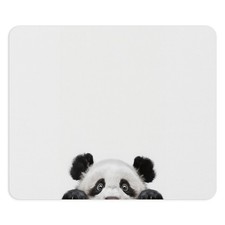Peekaboo Panda Mouse Pad | Cute Minimal Animal Desk Accessory picture