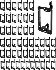 50 Pack Low Voltage Mounting Bracket 1-Gang Drywall Wall Plate w/Screws picture