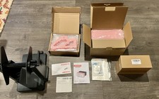 NIB PINK MUNBYN Bluetooth Thermal Label Printer W CAROUSEL and Xtra Box Of Lbls picture