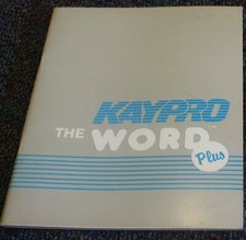 Kaypro 10 Spell Checker Software THE WORD PLUS 1982 V. 1.2 + MANUAL ONLY picture
