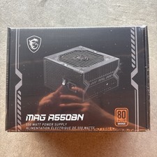 MSI MAG A550BN 550W ATX 80 PLUS BRONZE Power Supply PSU - Brand New picture