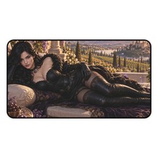 Yennefer of Vengerberg Large Mouse Mat Black Purple Art PC Desk Pad picture
