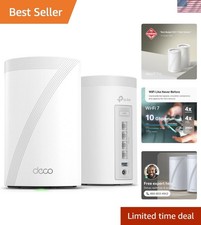 High-Speed Deco 7 Pro Tri-Band WiFi 7 System - Covers 5800 sq.ft, 4x2.5G Ports picture