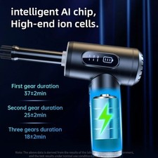 Mini Cordless Electric Air Duster Blower for Computer Car Cleaner Rechargeable picture