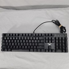 Havit Mechanical Blue Switches Gaming Backlit Keyboard HV-KB380L TESTED WORKING picture