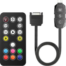 ARGB Controller Kit with 17 Key Remote Control, Mini RGB PC Fans Controller K... picture