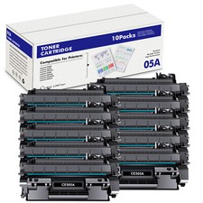 10x Black Toner 05A for HP CE505A Toner LaserJet P2035 P2055DN P2055D P2030 picture