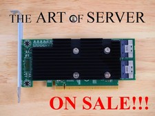 Dell 235NK PCIe PLX X16 switch for NVMe connectivity with SFF-8654 8i ports picture