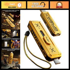 128GB USB 3.2 Portable SSD, 1000MB/s Dual Port External Flash Drive for iPhone/M picture