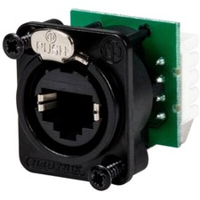 Neutrik NE8FDVYKB D-Series EtherCON Lockable RJ45 Connector System picture