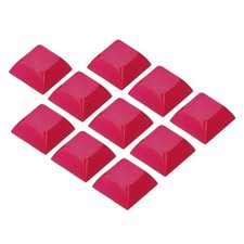 1U Blank Keycaps 10 Pack MX Keyboard Replacement Universal PBT Mechanical, Red picture