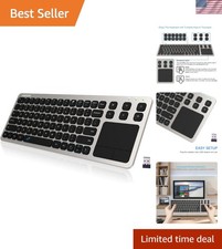 2.4G Wireless Touch TV Keyboard with Easy Media Control and Built-in Touchpad... picture