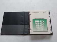 Original HP-UX System Administrator Manual for 9000 series 500 computers HP UX picture