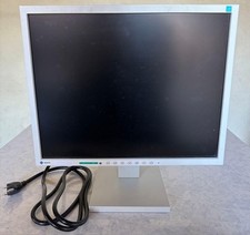 EIZO FlexScan S1701 17 Inch LCD Monitor Silver with Stand PC Display AS-IS picture