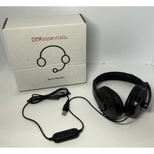 OtM essentials Stereo Headset USB Headphones with Microphone Noise Cancelling picture