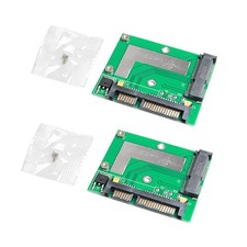Acxico 2Pcs Mini PCIE MSATA SSD to 2.5'' SATA 6.0GPS Adapter Converter Card Modu picture