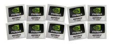 10 pcs Sticker for NVIDIA GEFORCE with CUDA 17mm x 18mm Label Logo Decal Badge picture